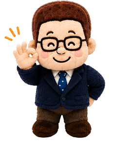 OKサインをするスタッフキャラクター